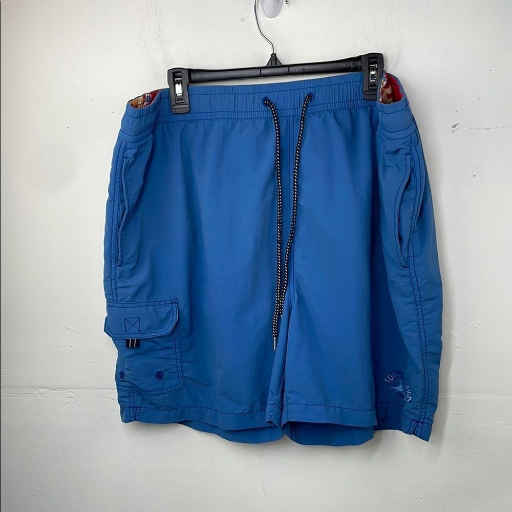 Tommy Bahama Relax Blue Cargo Shorts with Drawstring size XXL